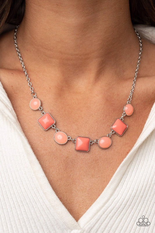 Trend Worthy - Orange  ~ Paparazzi Everyday/Princess (18") Necklace