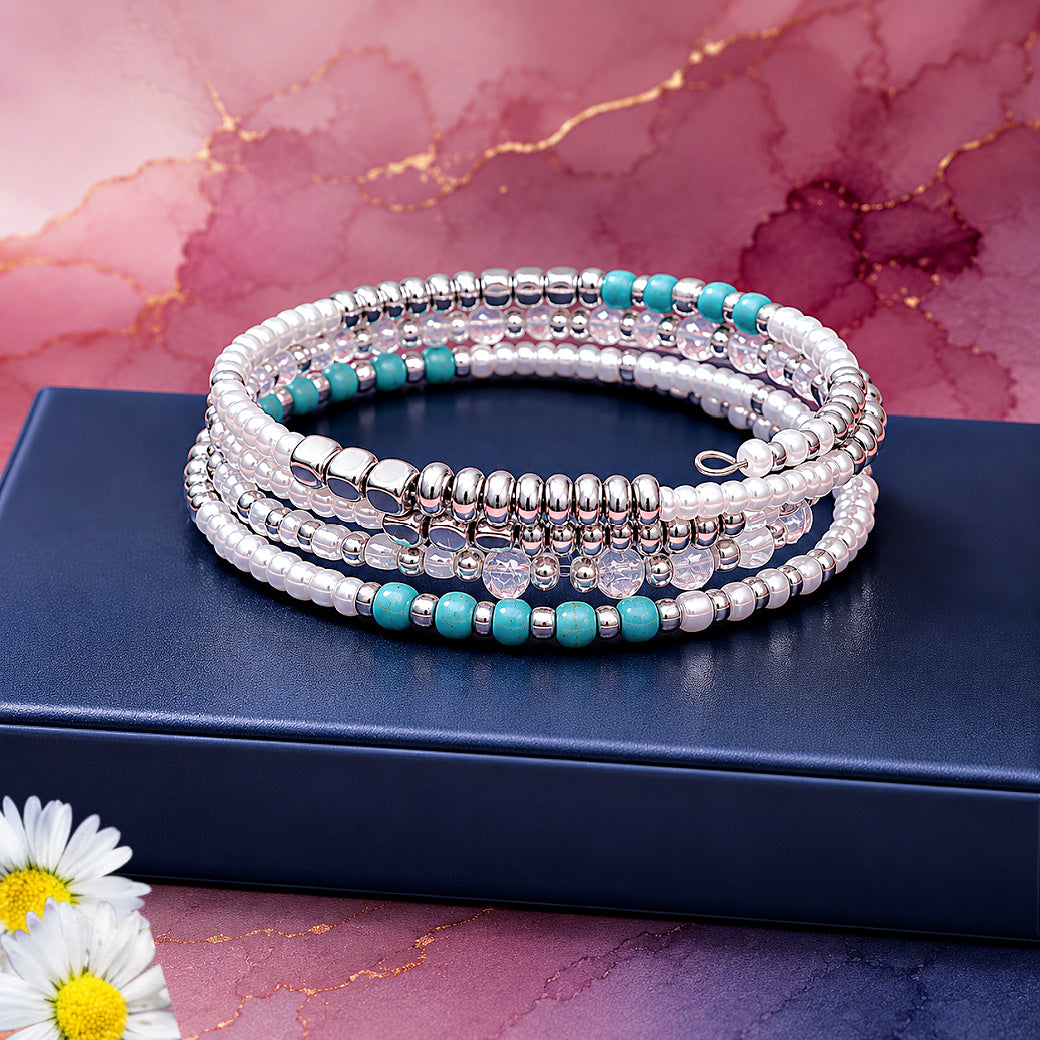 Infinitely Dreamy - White Bracelet