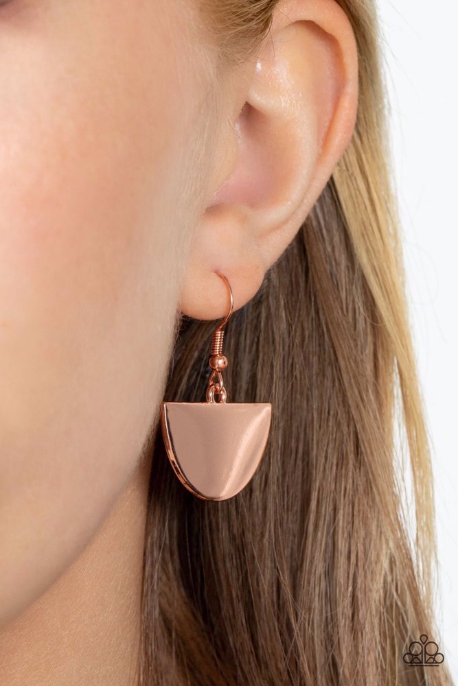 Lunar Phases - Copper  ~  Paparazzi Long/Opera Length (28-34") Necklace