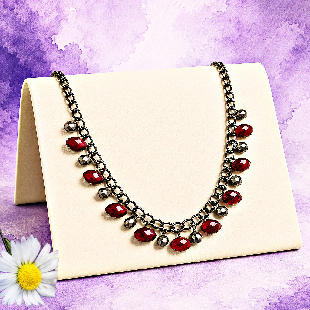 Runway Rebel - Red Necklace