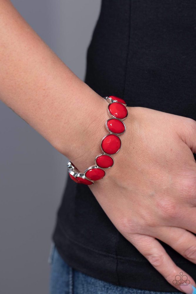 Whimsical Glow - Red  Bracelet