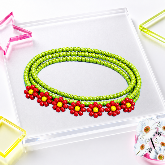 Buzzworthy Botanicals - Red  Bracelet