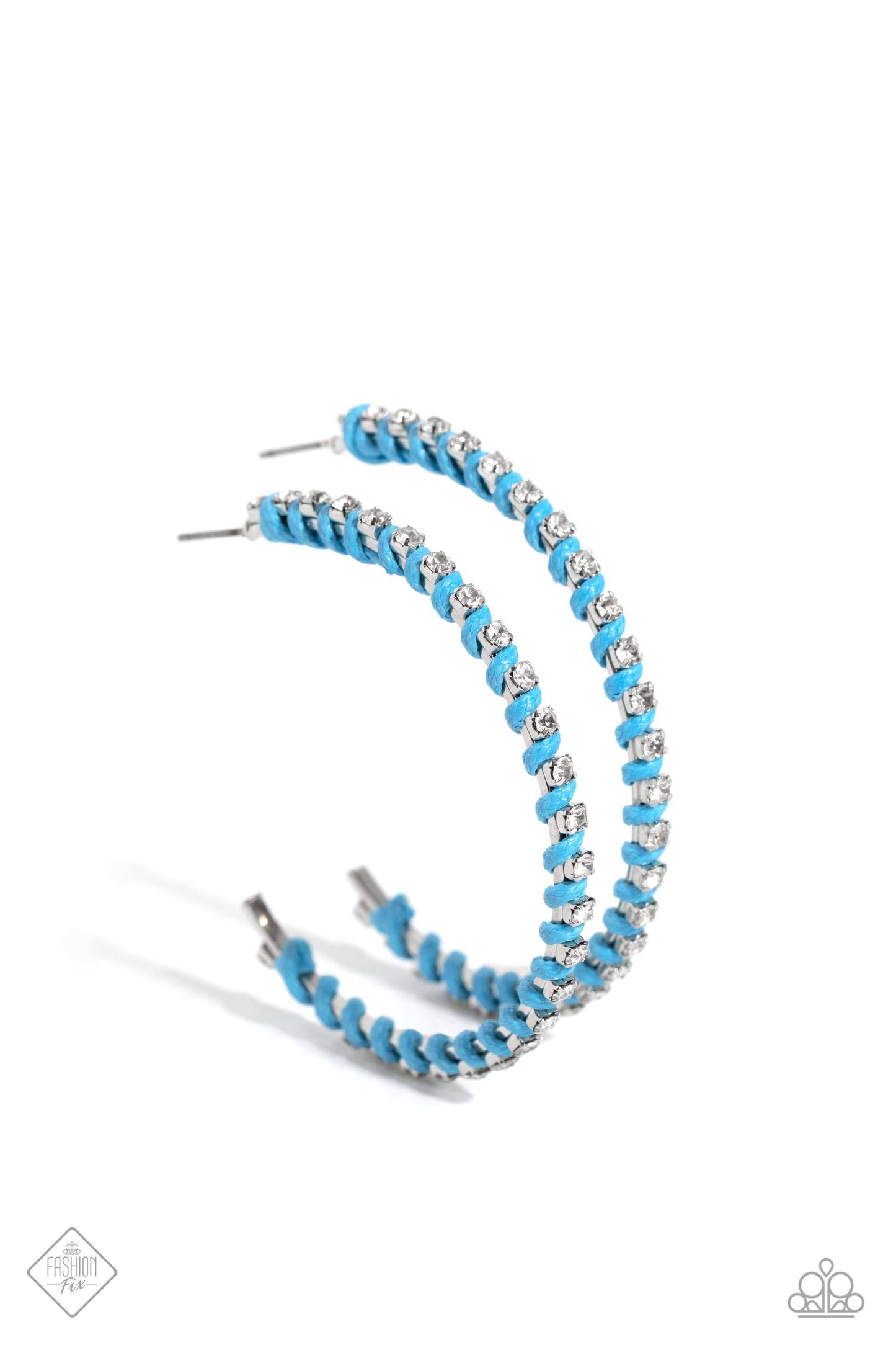 Put a STRING on It - Blue  Earring