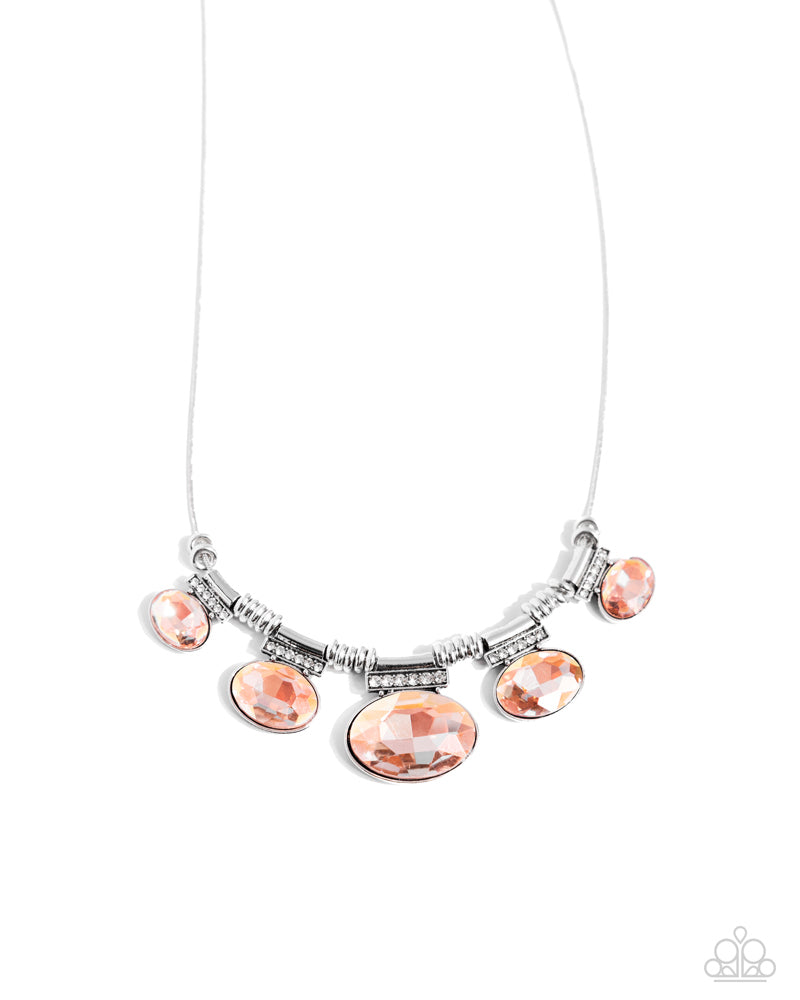 Socialite Status - Orange  ~ Paparazzi Everyday/Princess (18") Necklace