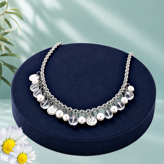 Coastal Cache - Silver Necklace