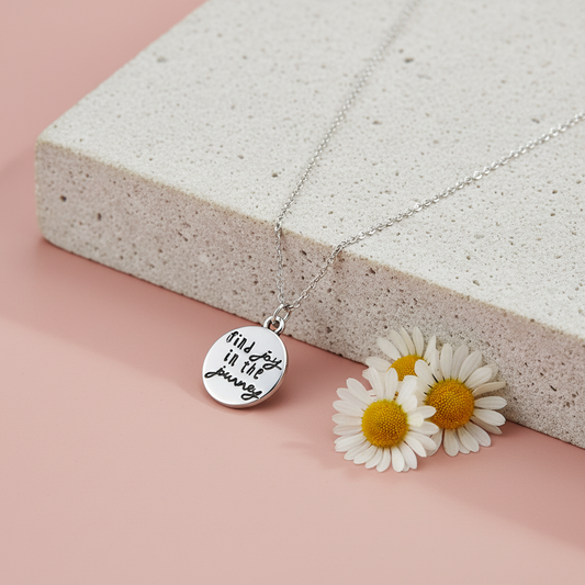 Find Joy — Silver Necklace