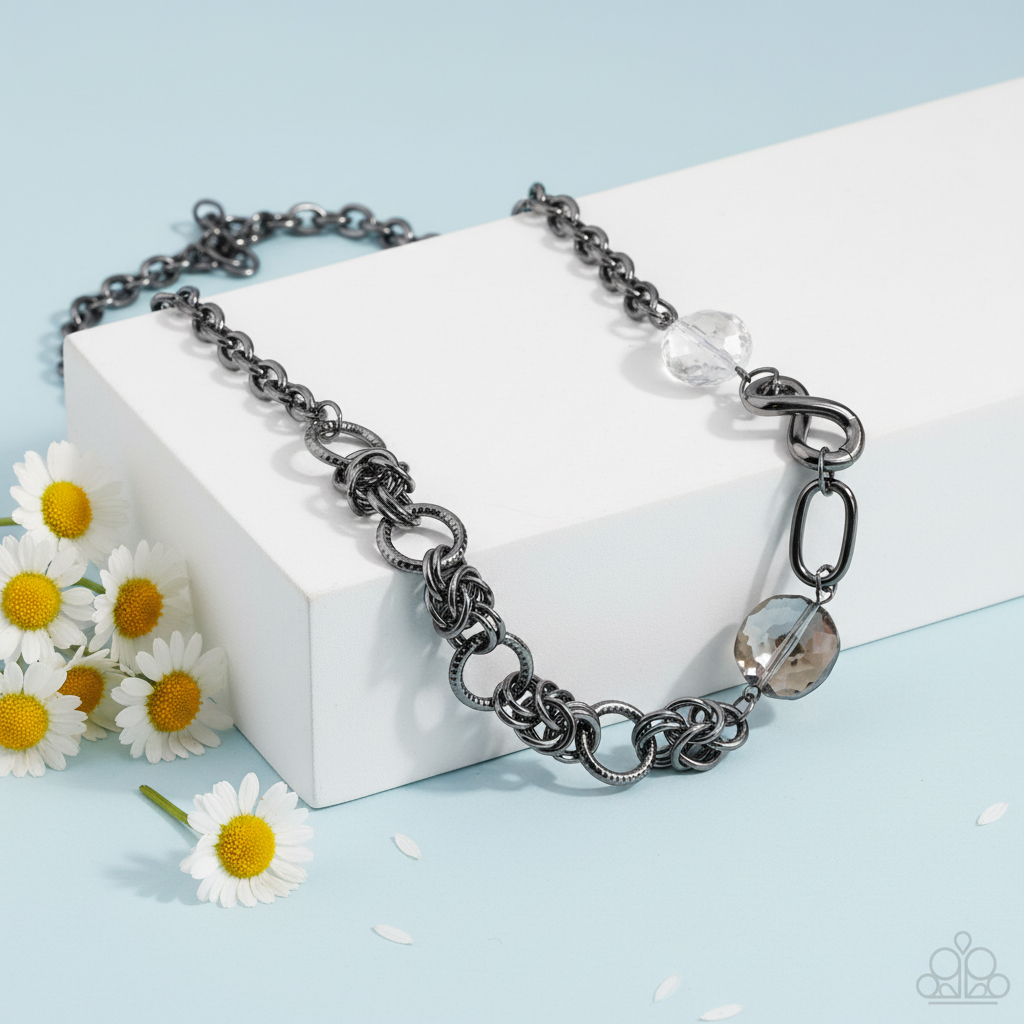 Celestially Celtic - Black Necklace
