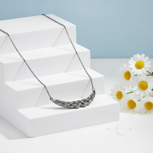 Whatever Floats Your YACHT - Gunmetal Necklace