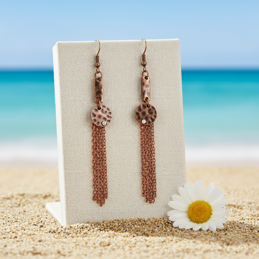 Twinkle Twinkle Little Trinket - Copper  Earrings