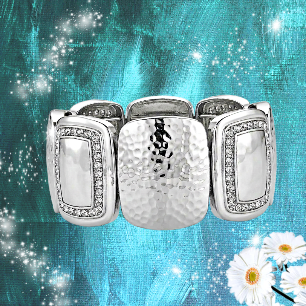 Refined Radiance - Silver Bracelet