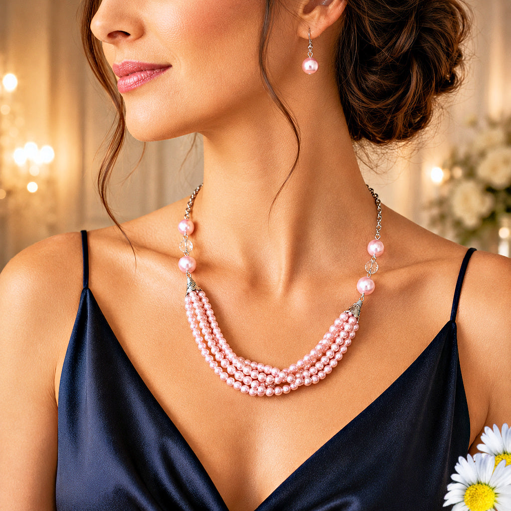 One-WOMAN Show - Pink  Necklace