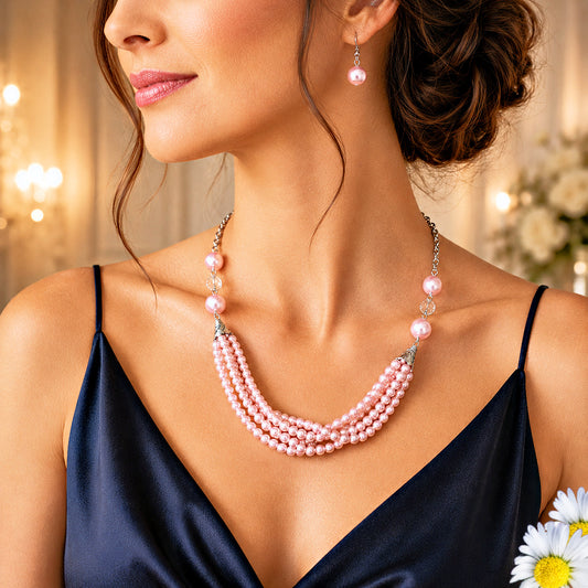 One-WOMAN Show - Pink  Necklace