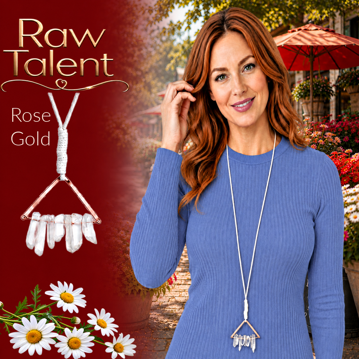 Raw Talent - Rose Gold Necklace
