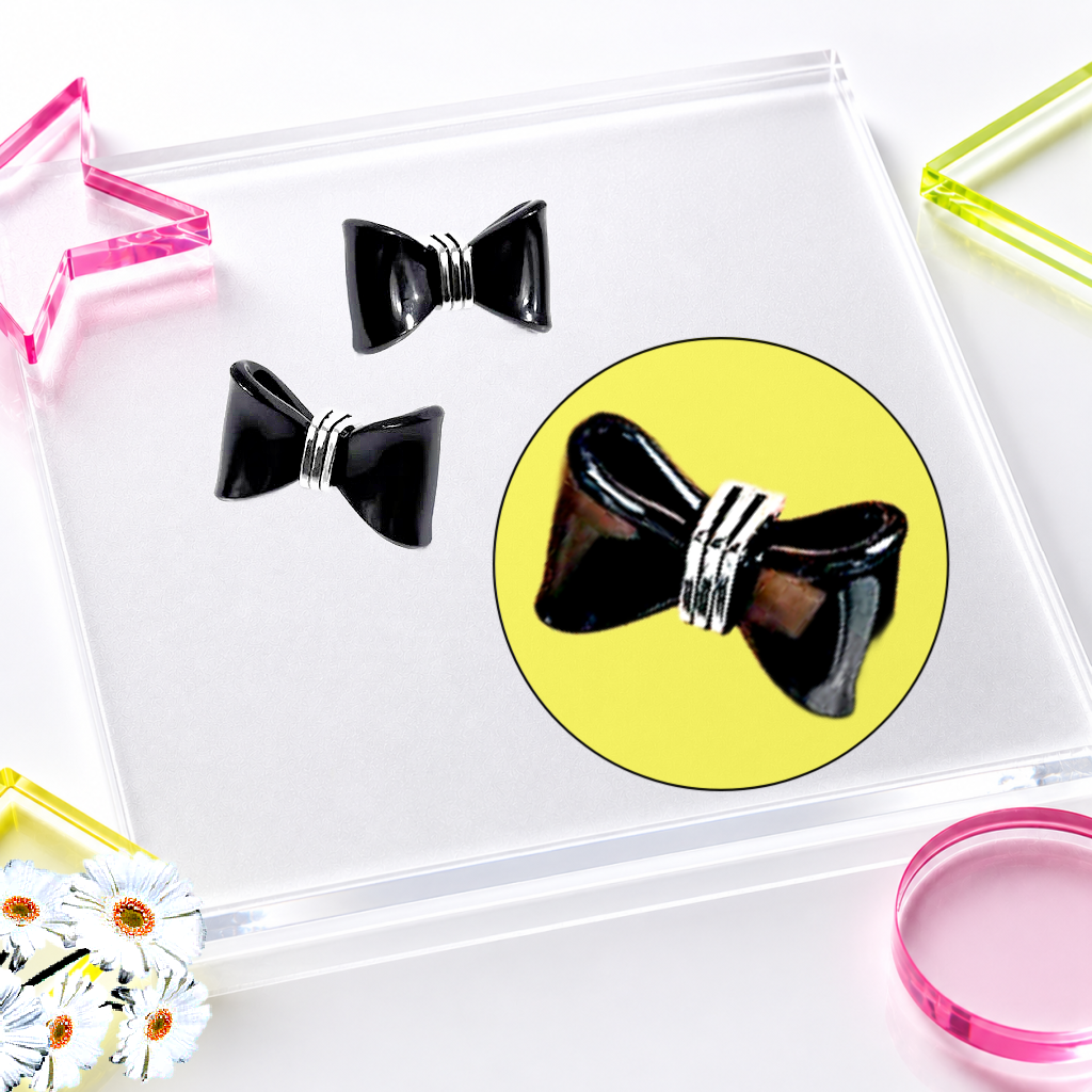 Spruced Up - Black Earrings