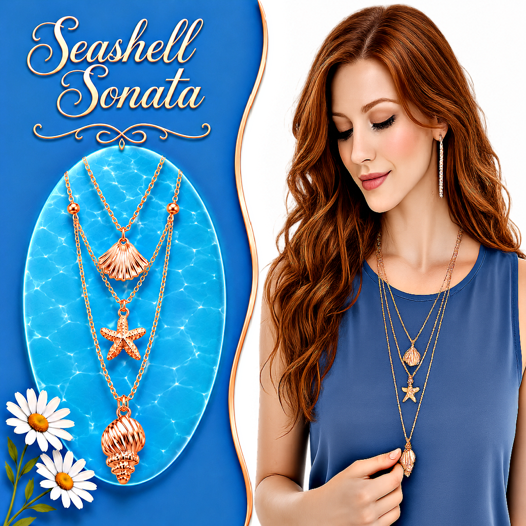 Seashell Sonata - Rose Gold  Necklace