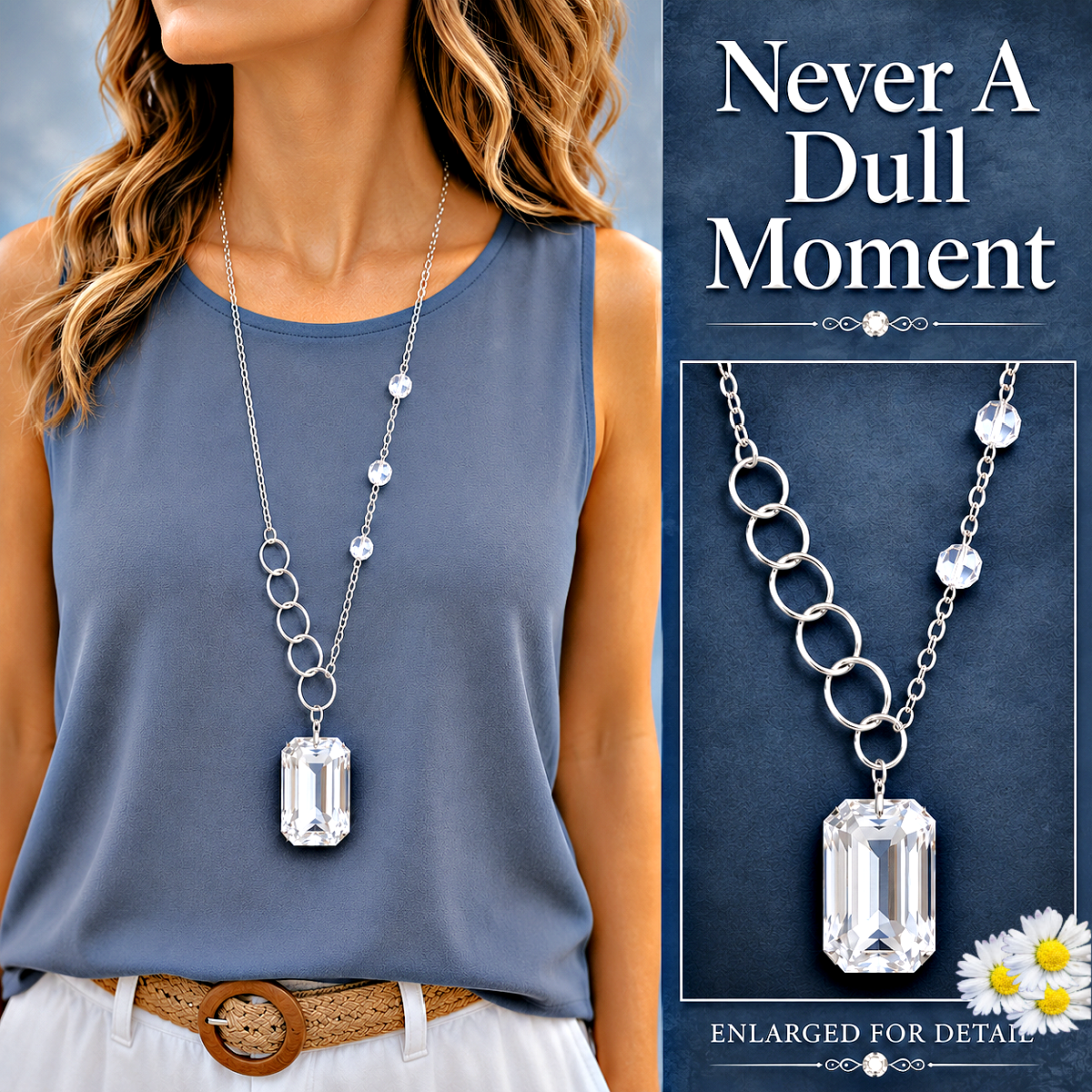 Never A Dull Moment - White  Necklace