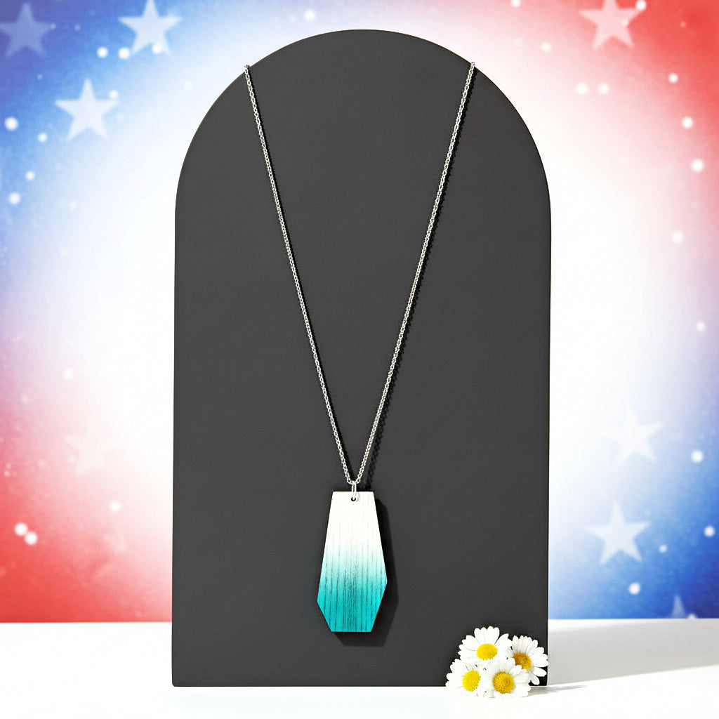 Watercolor Skies - Blue Necklacehis one added but want to see if we can clear it up