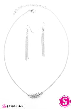 If Trees Could Talk - White  ~ Paparazzi Dainty Necklace
