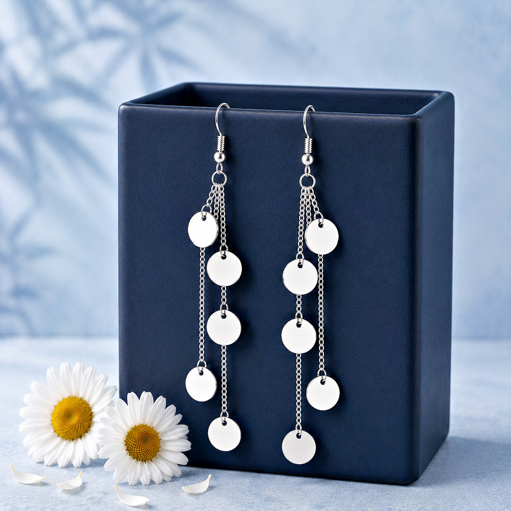 Take A Good Look - Silver Earrings