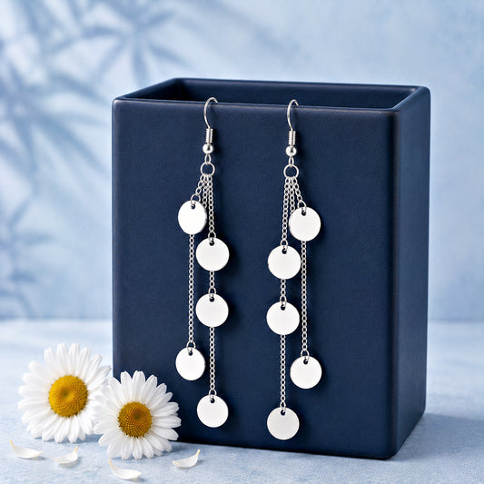 Take A Good Look - Silver Earrings