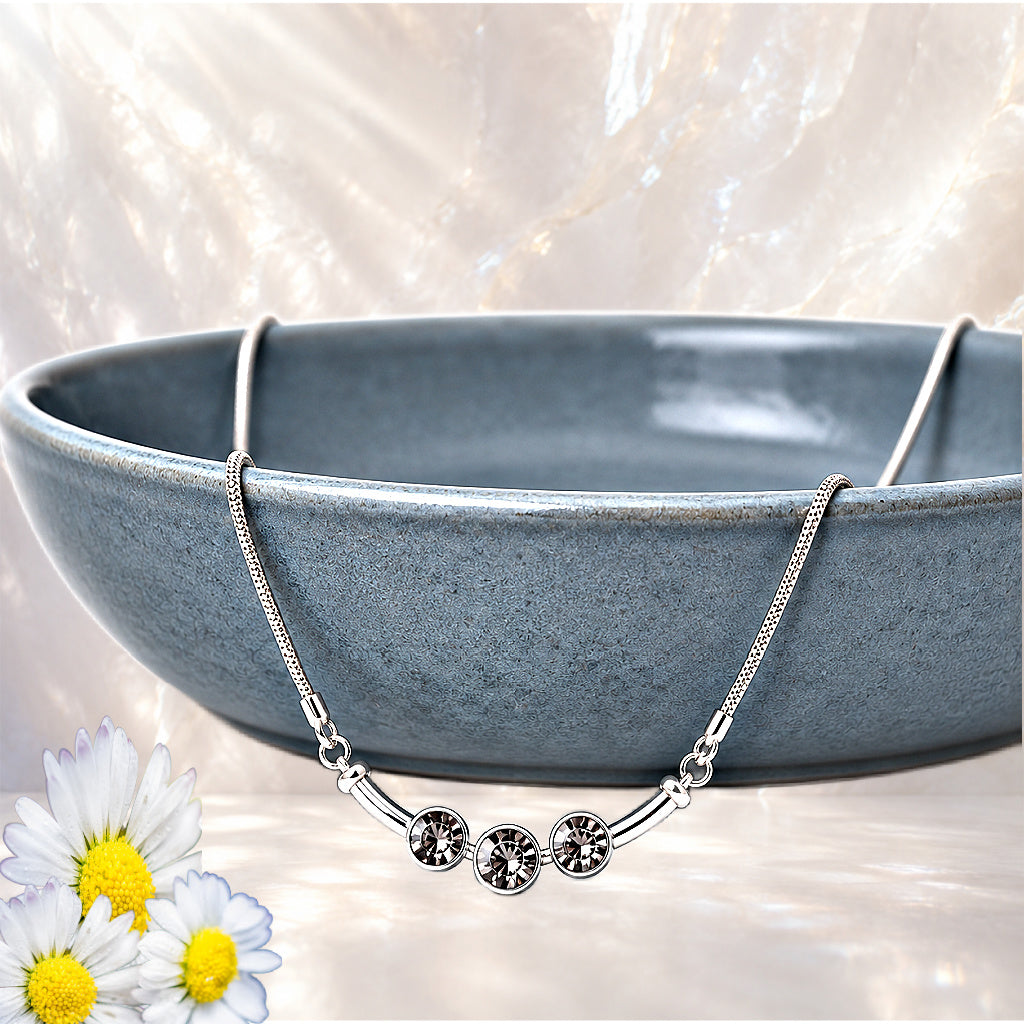 Sparkling Stargazer - Silver Necklace