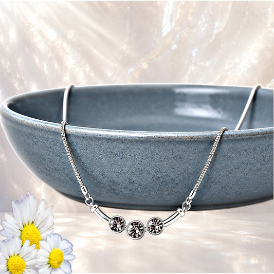 Sparkling Stargazer - Silver Necklace