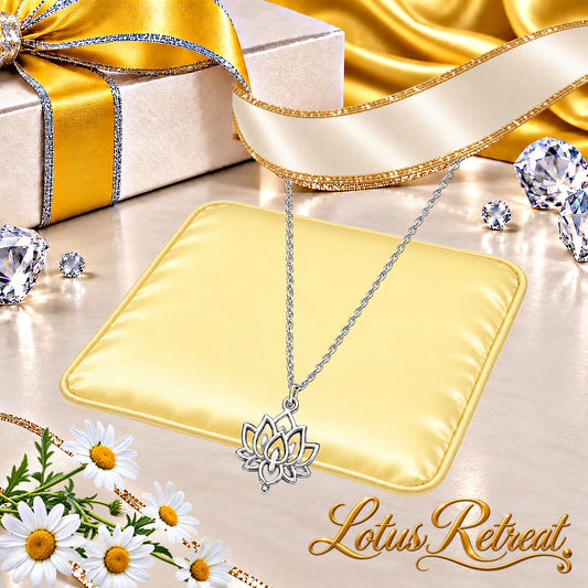 Lotus Retreat - Silver Necklace