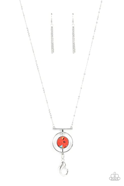 Boulevard Bazer - Red Lanyard Necklace