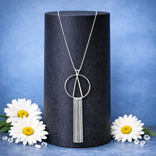 Apparatus Appliqué – Silver Necklace