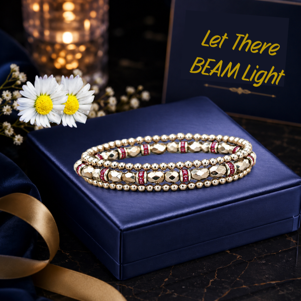 Let There BEAM Light - Pink Bracelet