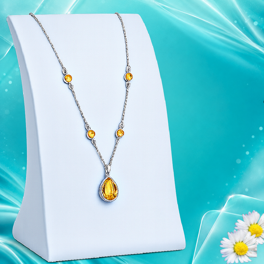 Romantic Rendezvous - Yellow Necklace