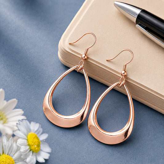 Subtle Solstice - Rose Gold Earrings