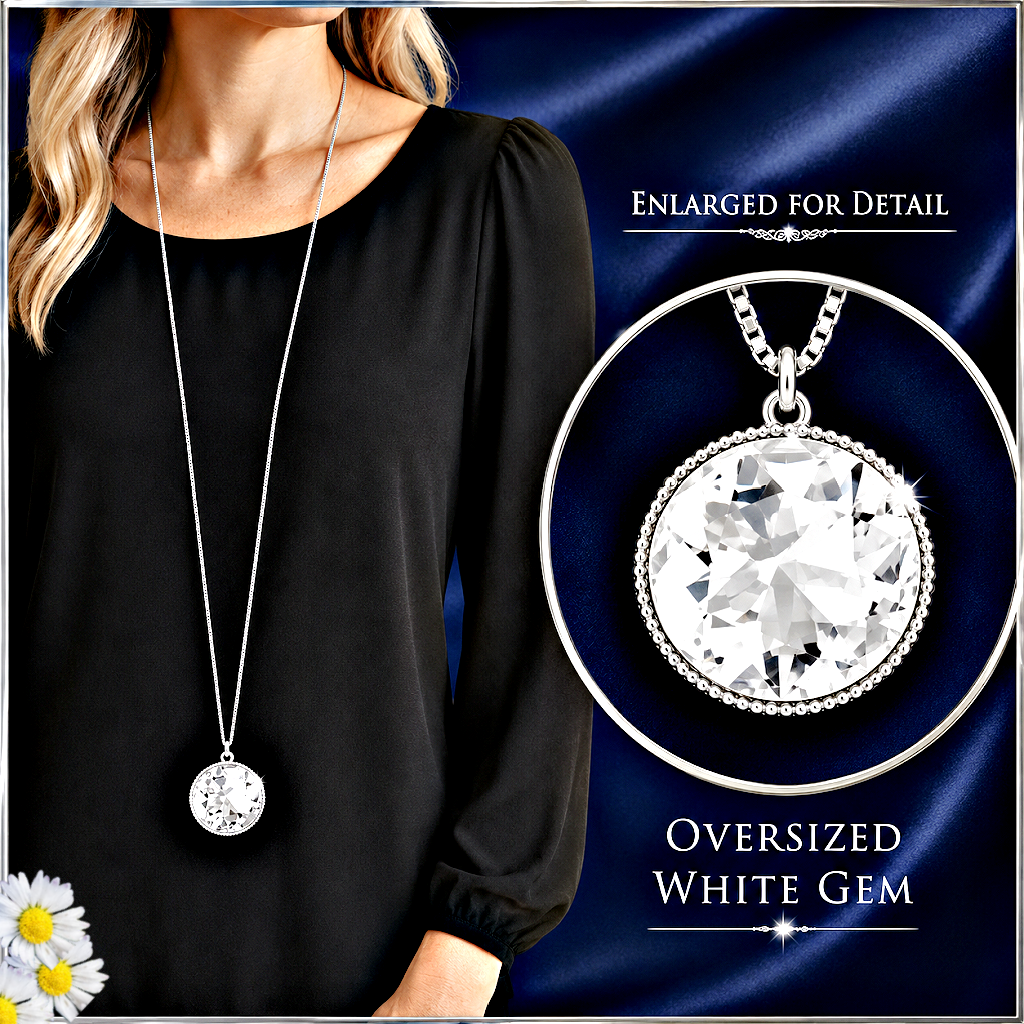 Dauntless Diva - White Necklace