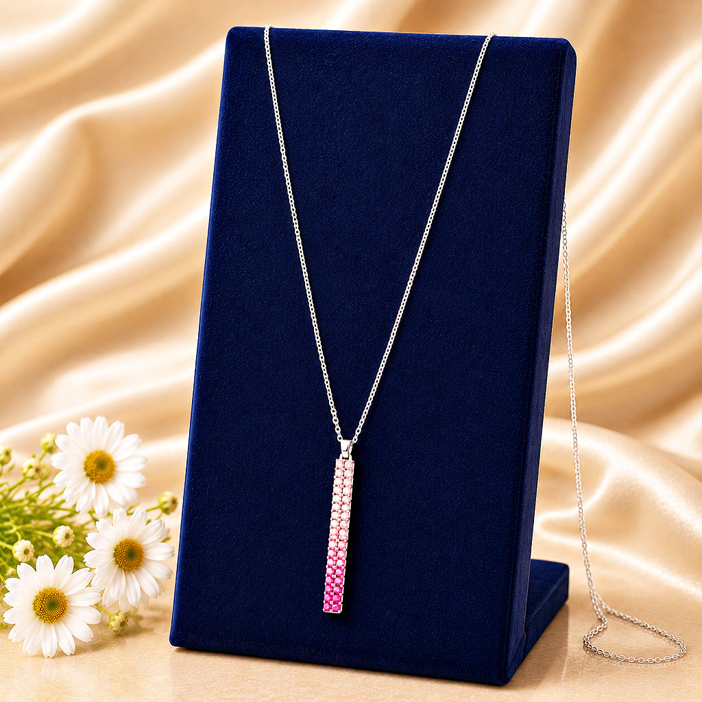 Tower Of Transcendence - Pink Necklace