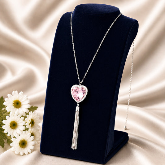 Finding My Forever - Pink  Necklace