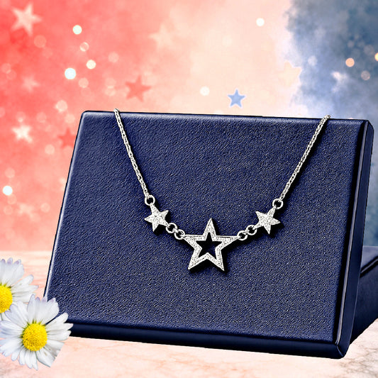 United We Sparkle - White  Necklace