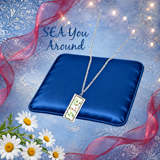 SEA You Around - Green  ~ Paparazzi Mid-Length / Layering (20–24") Necklace