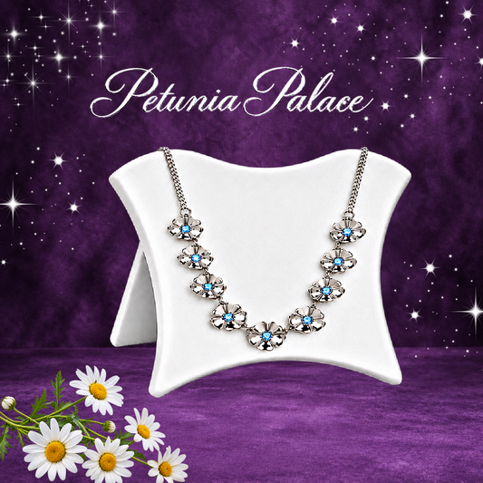 Petunia Palace - Blue  Necklace