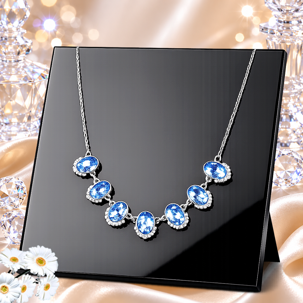 Unleash Your Sparkle - Blue Necklace