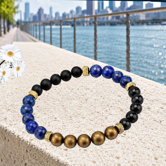 Petrified  - Blue Bracelet