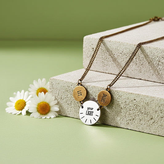 Let Your Light Shine — Mixed Metal Necklace