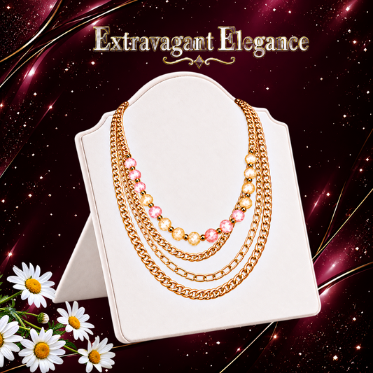 Extravagant Elegance - Gold Necklace