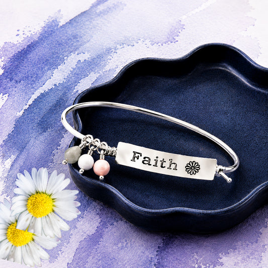 Flirting with Faith - Green Bracelet