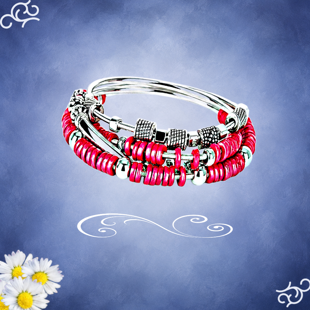 Tribal Spunk - Pink Bracelet