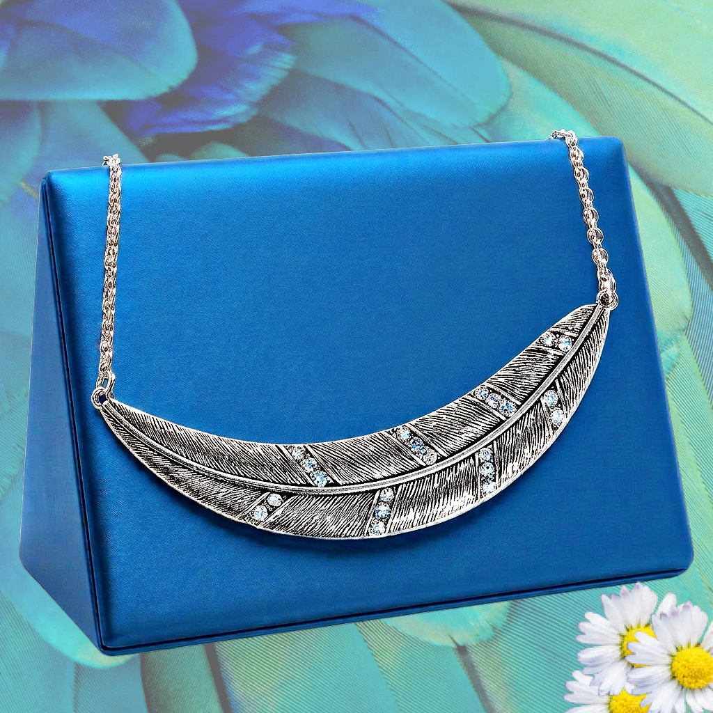 Say You QUILL - Silver  Necklace