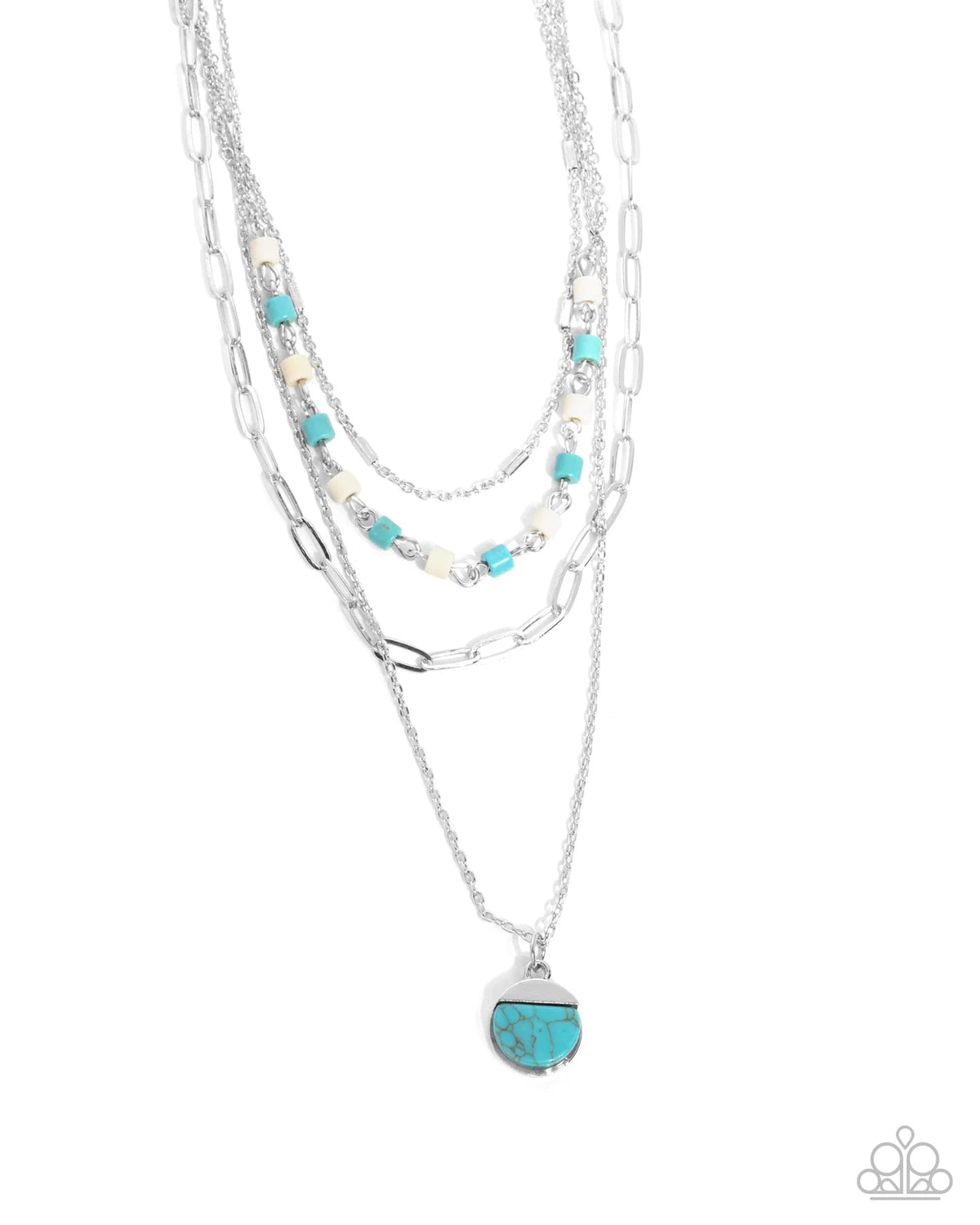 Blending In/ Badlands Blend - Blue  2 piece Jewelry Set