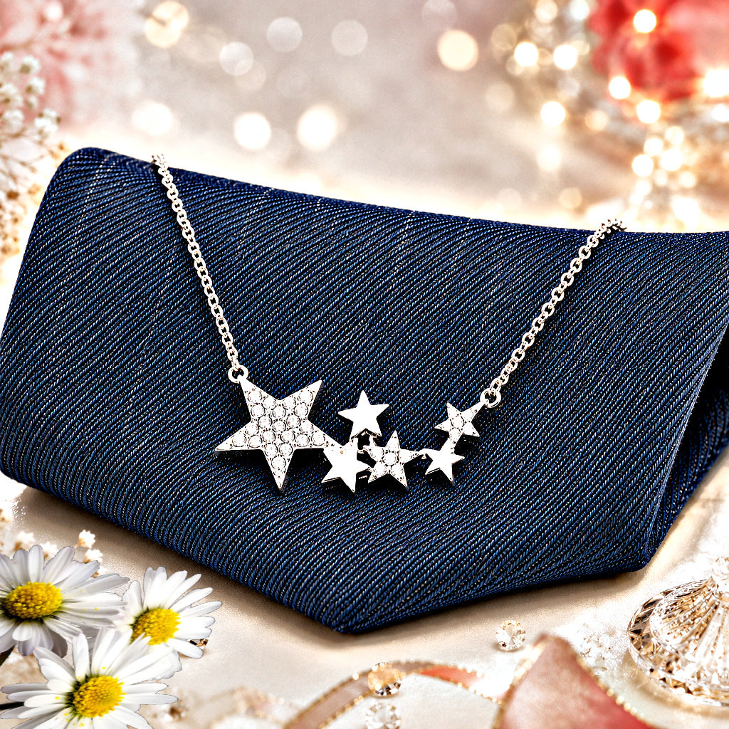Rising Starlet - White Necklace
