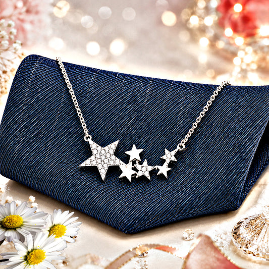 Rising Starlet - White Necklace