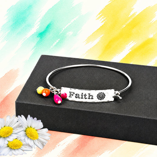 Flirting with Faith - Pink Bracelet