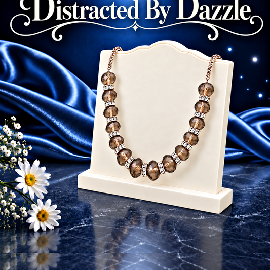 Distracted by Dazzle - Silver Necklace